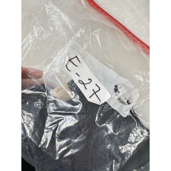 Garage Womens,black ruched front tie cropped long sleeve top Size L - Picture 8 of 8